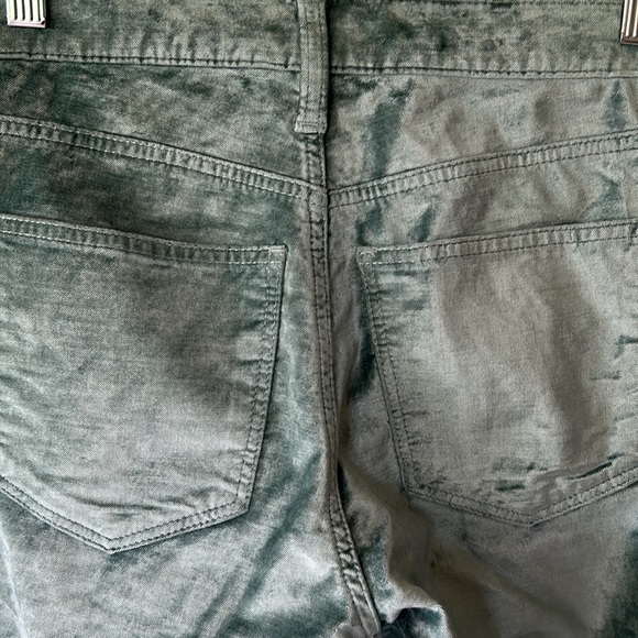 Lucky Brand velvet skinny cut pants / jeans in sea foam green. Size 4 / 27 EUC. - Picture 4 of 8